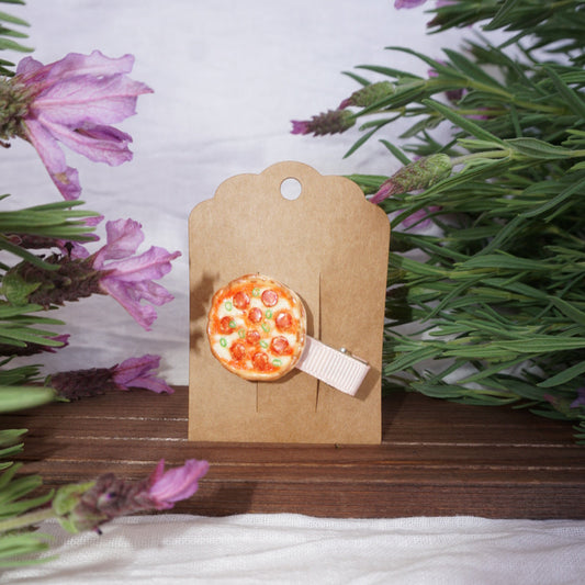 Pizza Slice Hair Clip