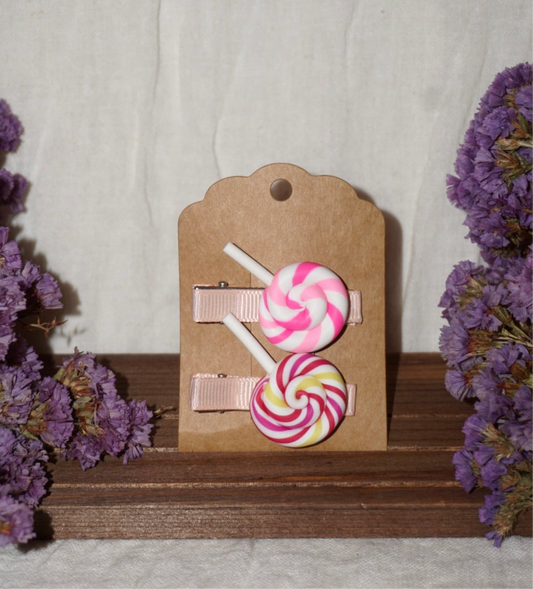 Lollipop Hair Clips