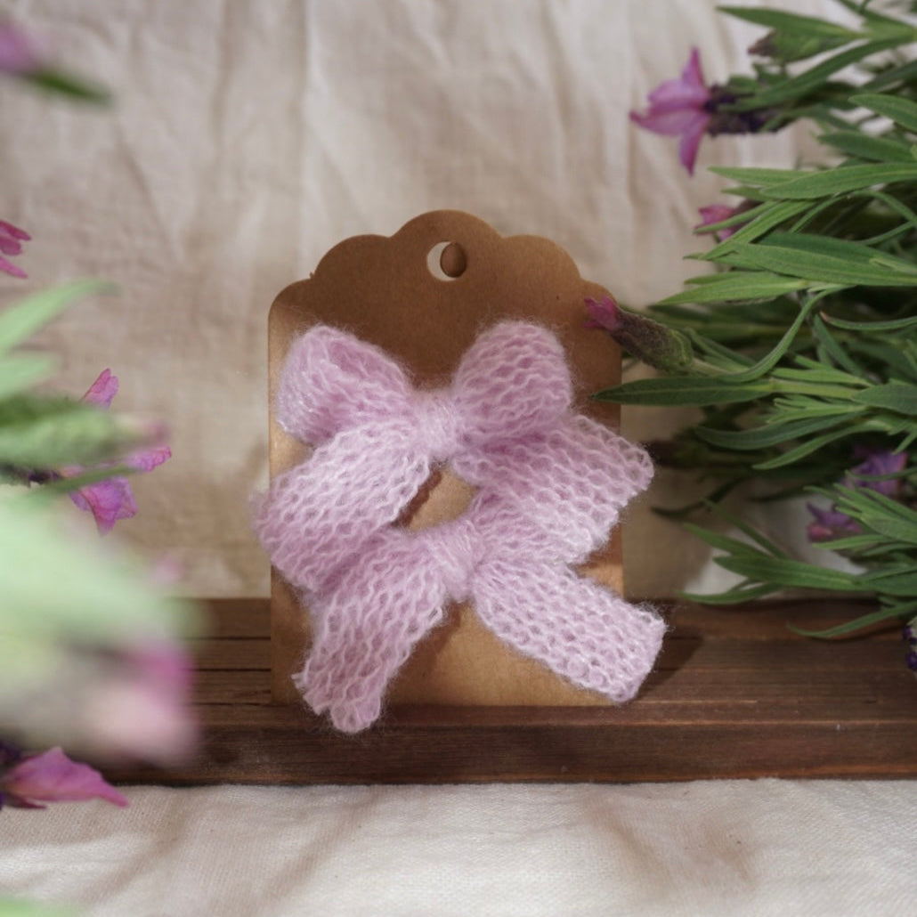 Soft Knit Bows
