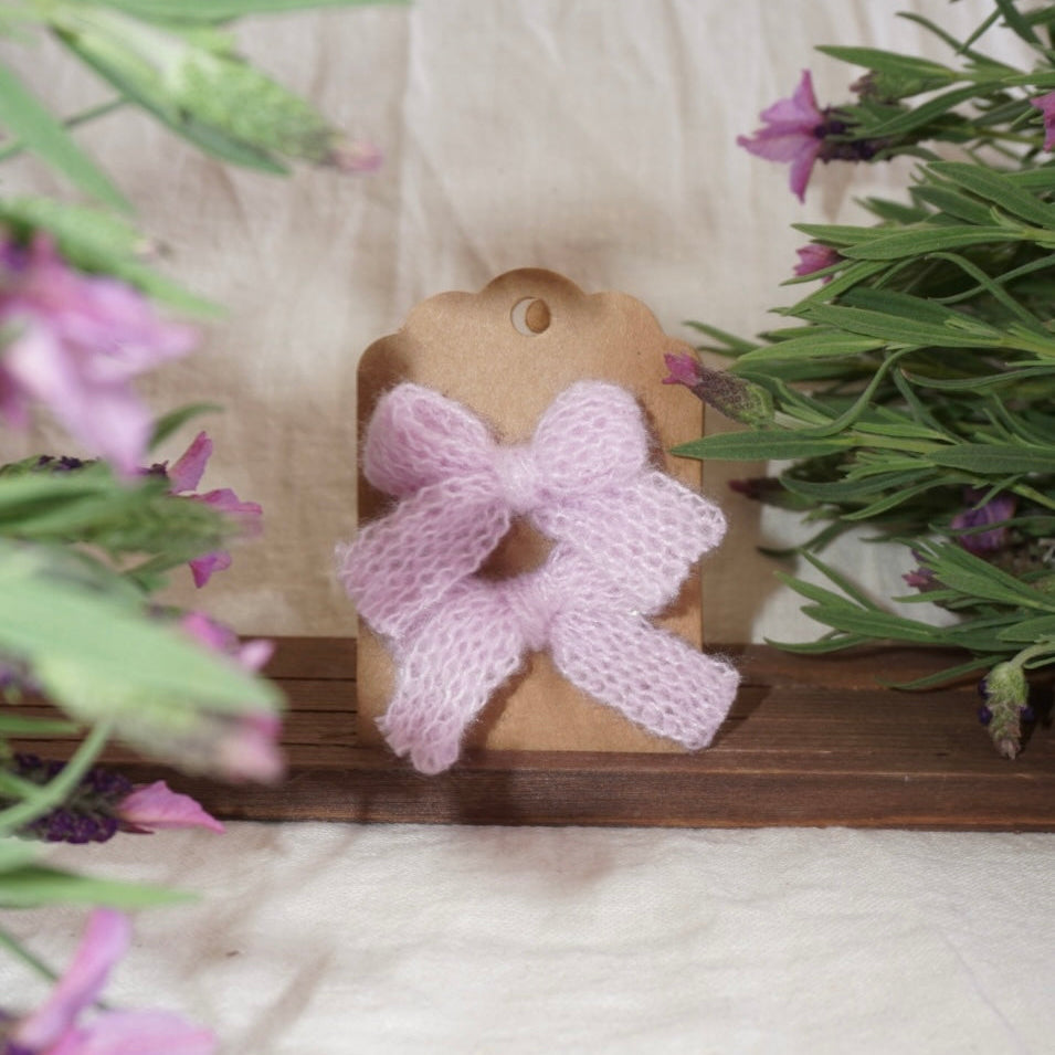 Soft Knit Bows