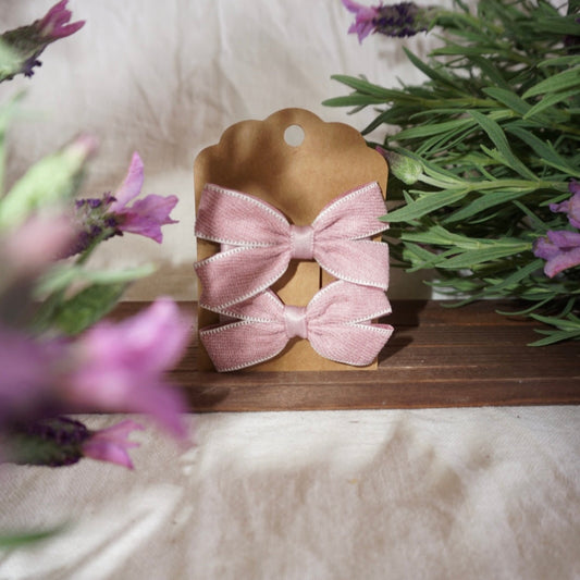 Elegant Solid Color Hair Bows