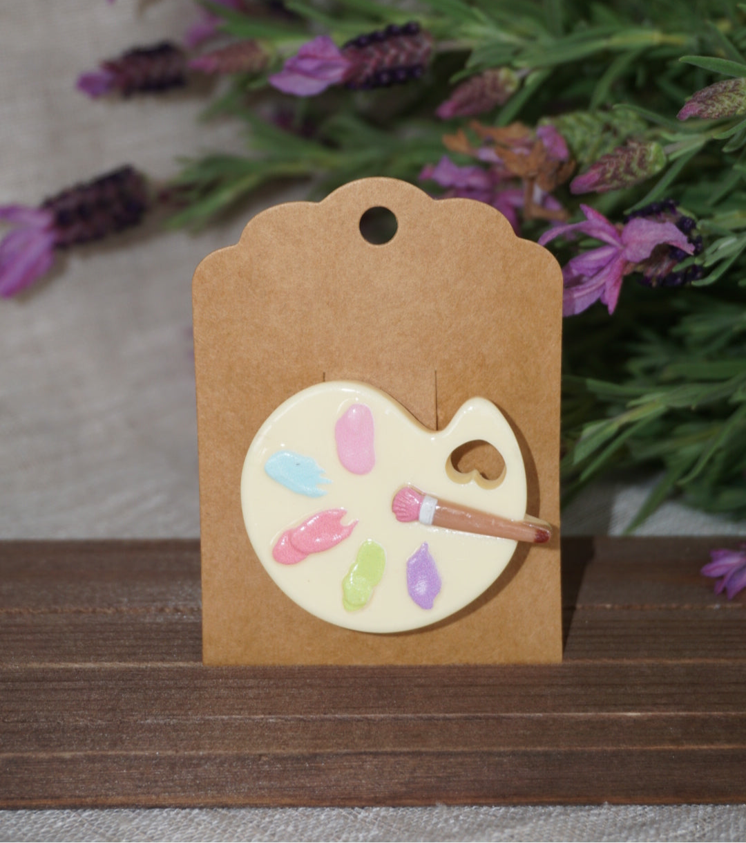 Paint Palette Hair Clip
