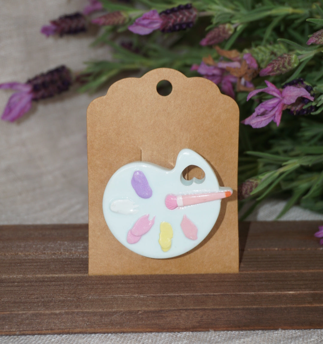 Paint Palette Hair Clip