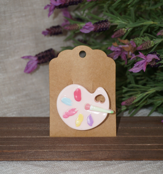 Paint Palette Hair Clip