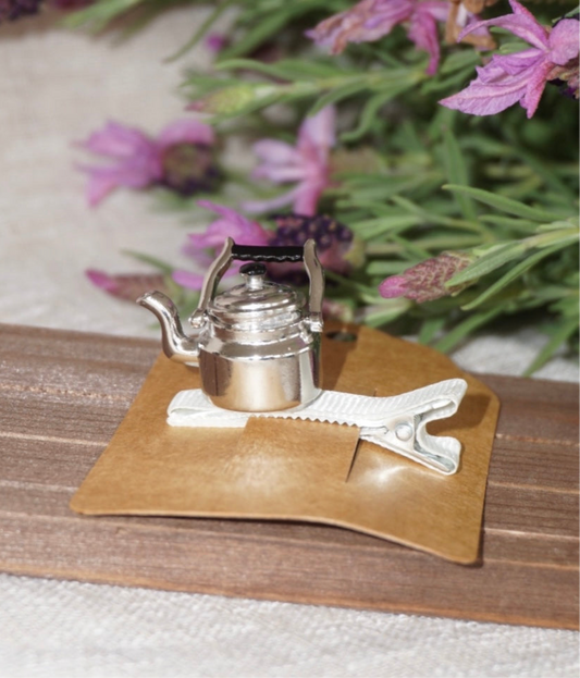 Teapot Hair Clip
