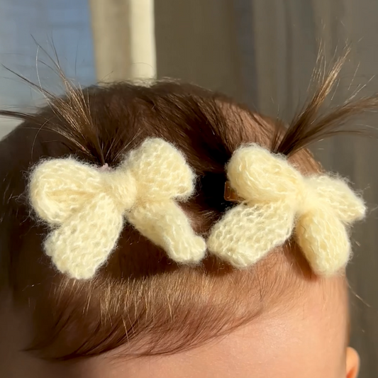 Soft Knit Bows