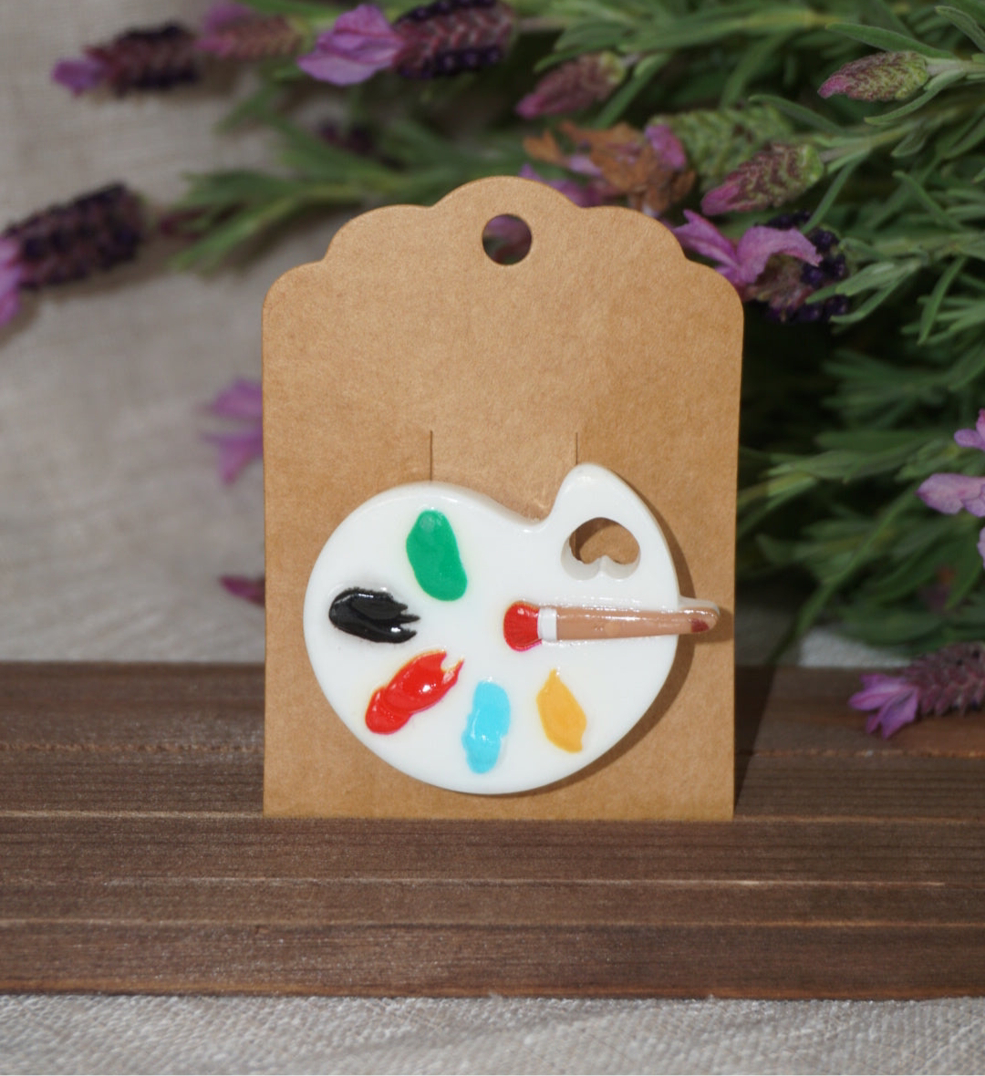 Paint Palette Hair Clip