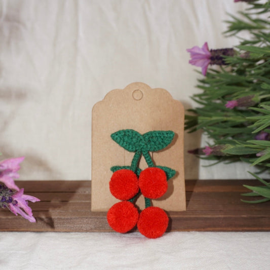 Cherry Hair Clips