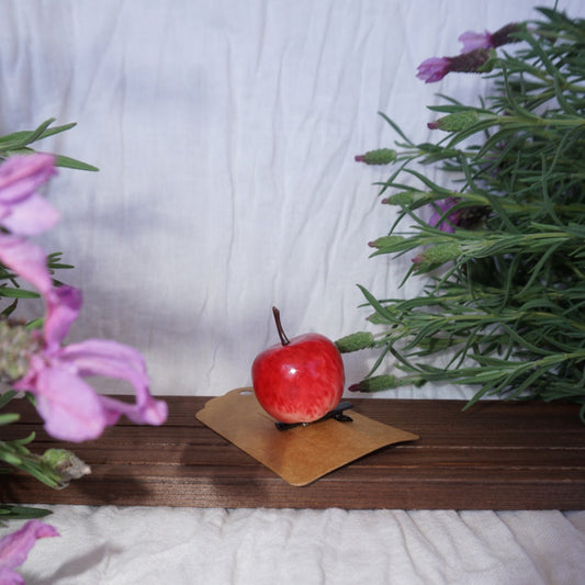 Apple Hair Clip