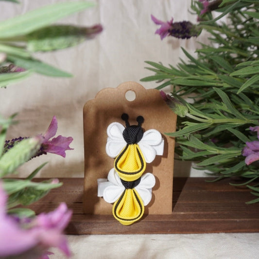 Bee Hair Clips