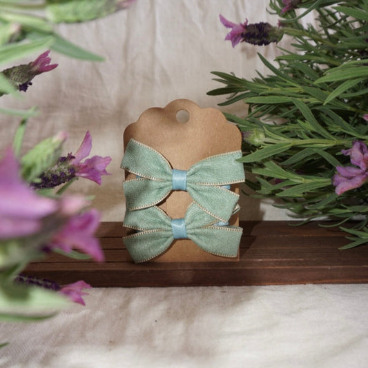Elegant Solid Color Hair Bows