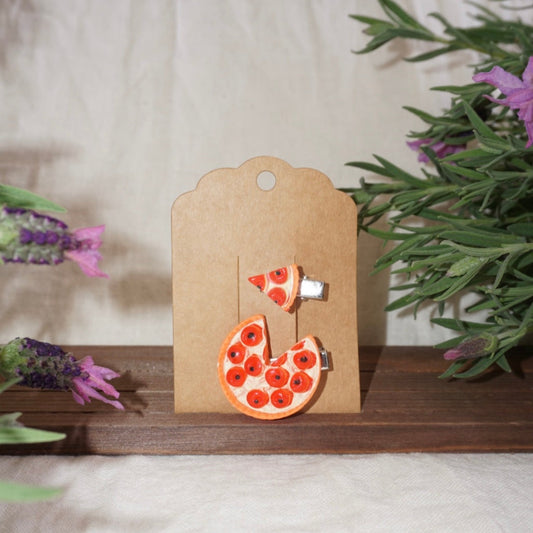 Apple Pie Hair Clips